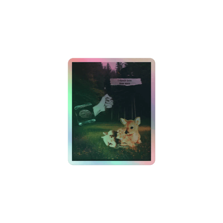 Fight Flight Freeze Fawn Holographic Sticker product image (1)