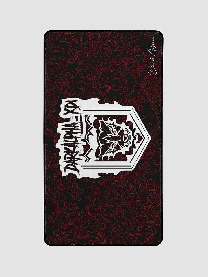 DarkAlpha Red Topograph Mouse Pad product image (1)