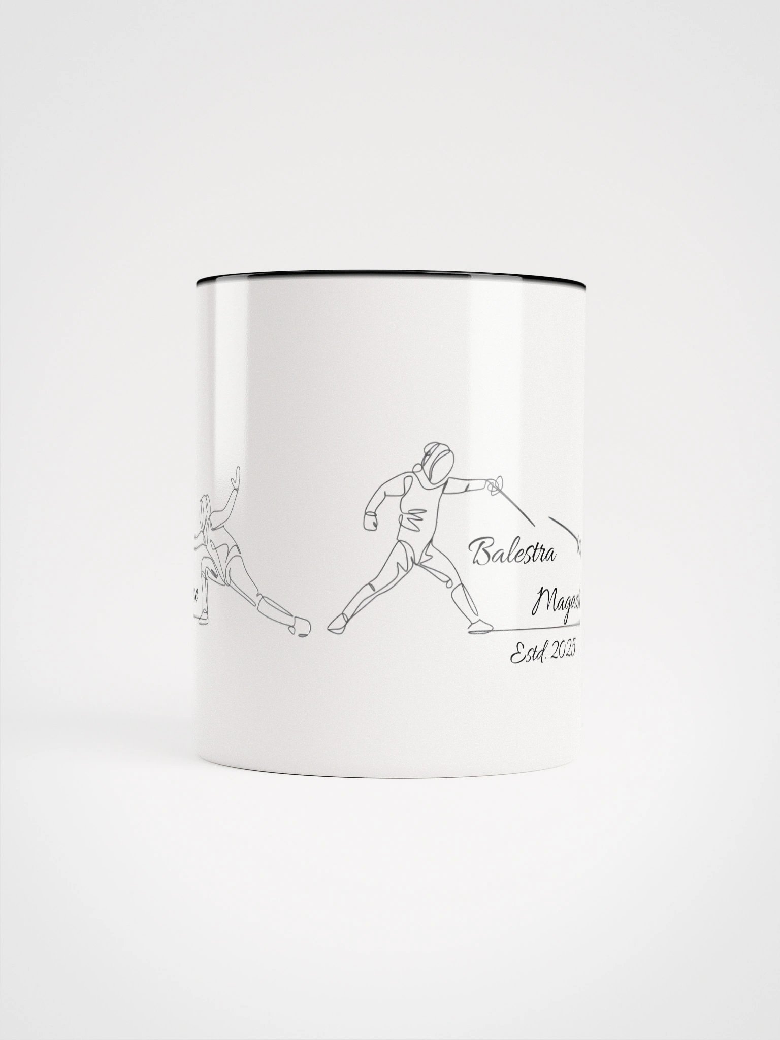Balestra Magazine Fencing Logo Mug product image (5)