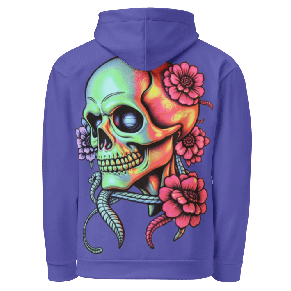 Rebel Bloom Unisex Hoodie - Violet product image (6)