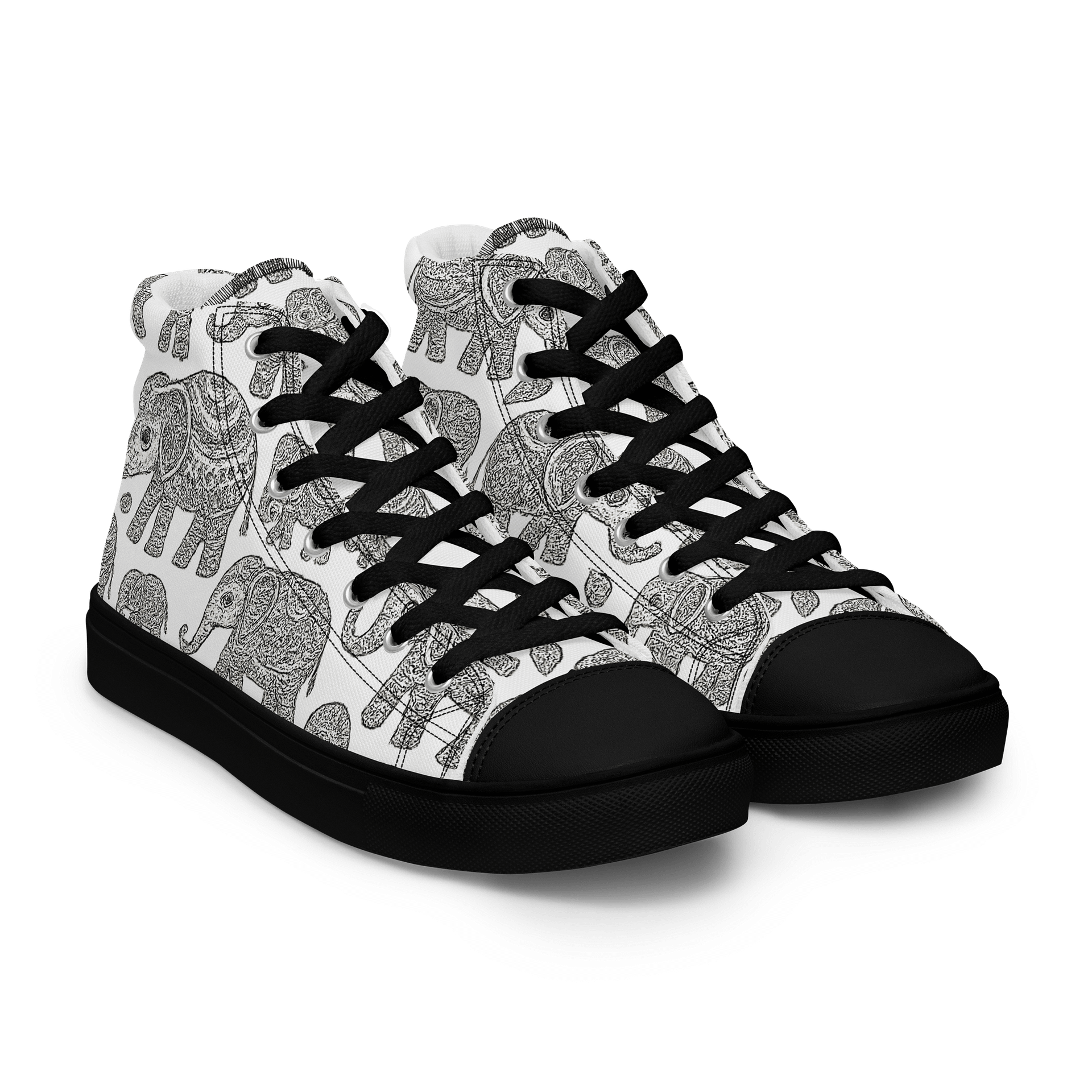 Ornate Elephant High Tops product image (8)
