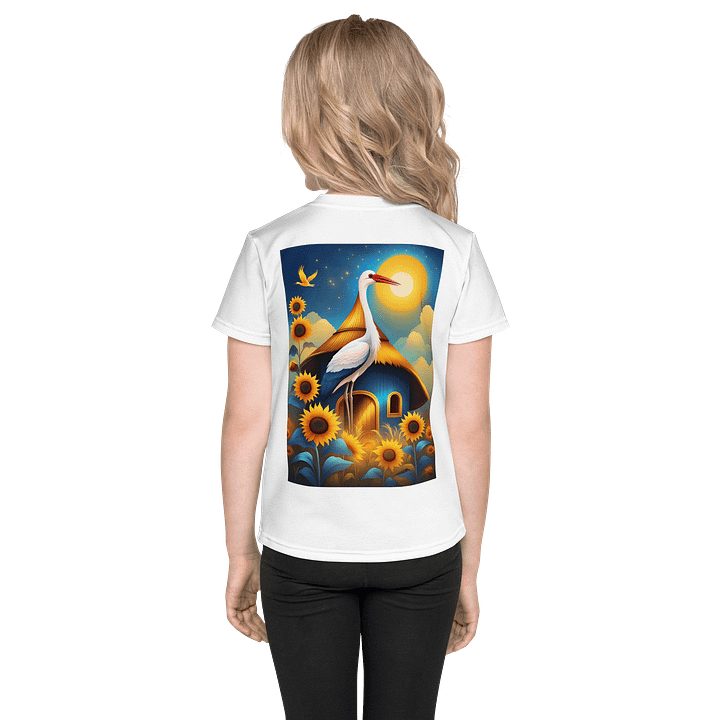 All-Over Print Kids Crew Neck T-Shirt UK "Code of Ukraine" product image (1)