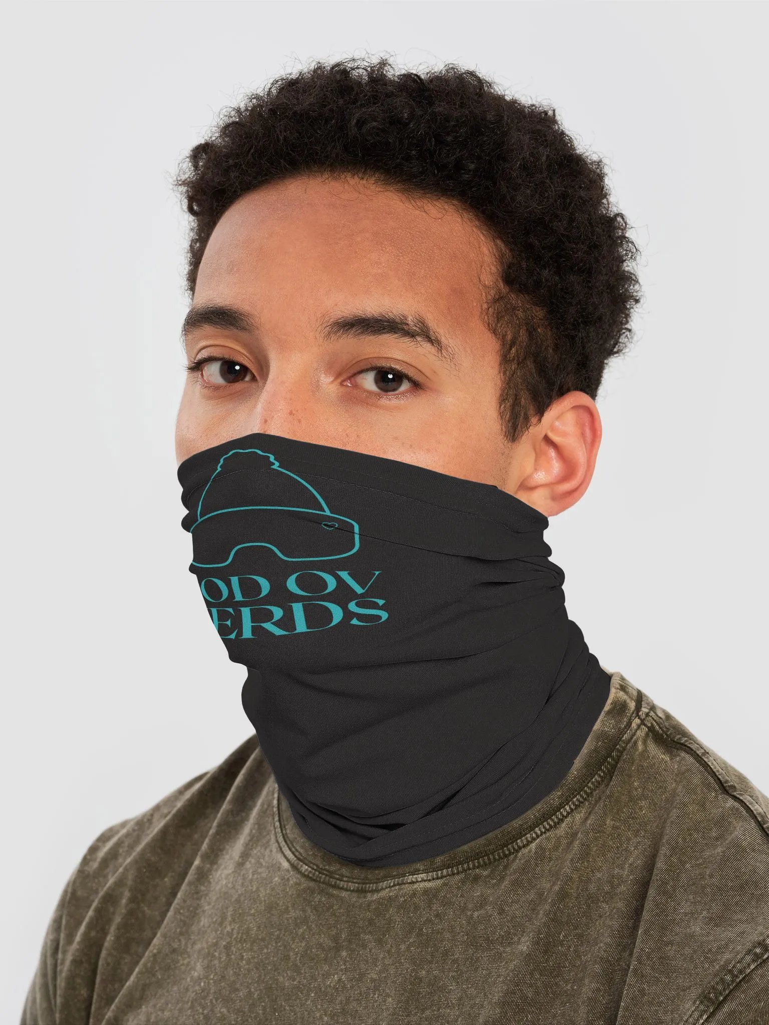 Nerdy Love Winter Hat and Goggles Neck Gaiter product image (3)