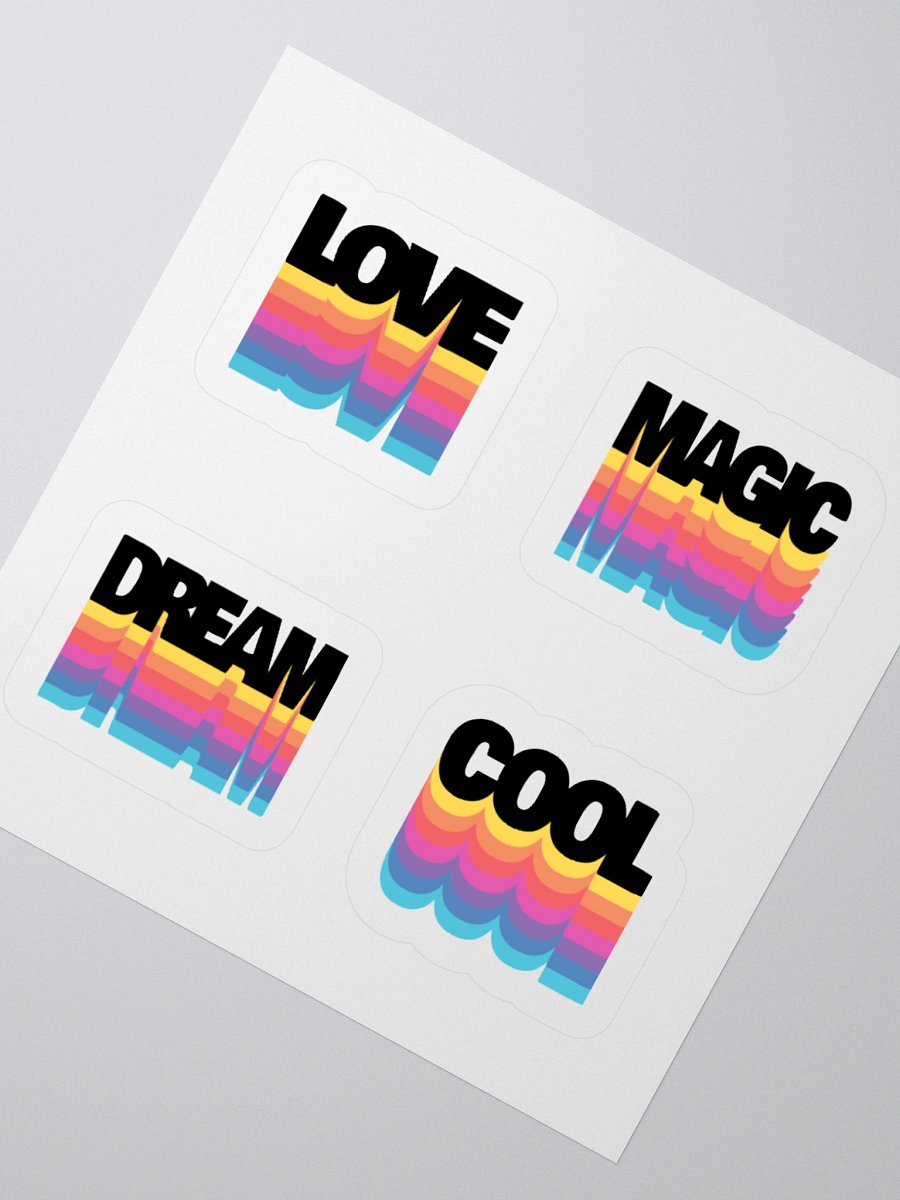 Whimsical Word Sticker Sheet product image (3)