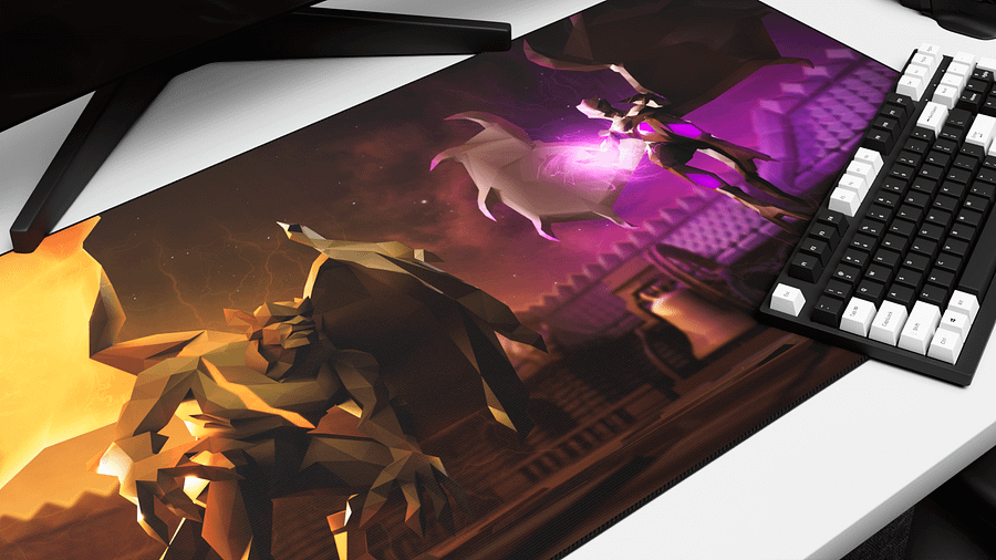 Grotesque Guardians | Large 3D Desk Mat product image (4)