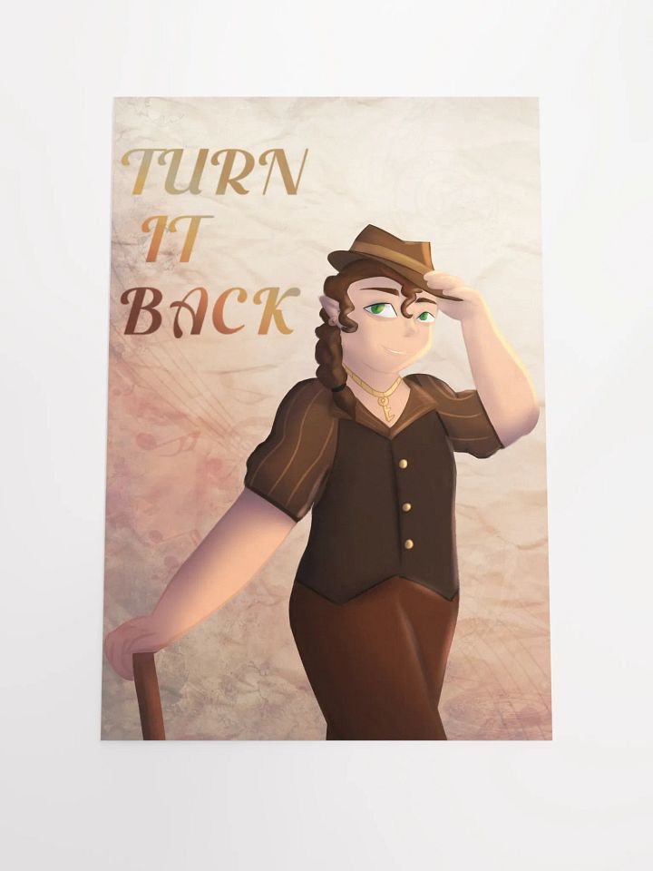 THE FIVE STAGES OF GRIEF BUT YOU'RE STILL ALIVE: Turn It Back Oil Painted Poster product image (2)
