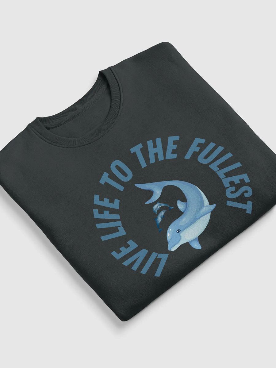 Vibrant Dolphin Jump Unisex Sweatshirt product image (5)