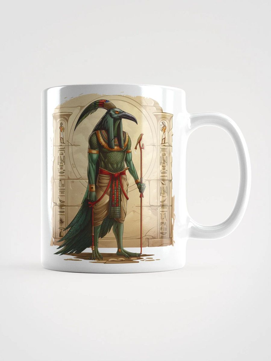 Thoth - The Egyptian God of Wisdom White Glossy Mug product image (1)