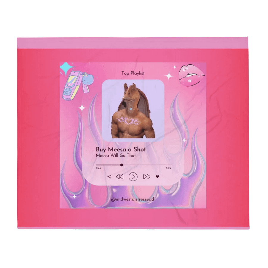 Meesa Will Go Thot - Throw Blanket product image (2)