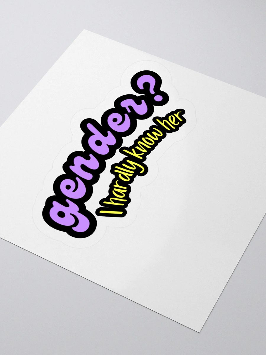 Gender? Sticker product image (8)