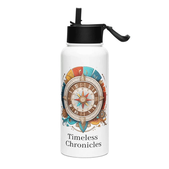 Zodiac Compass Stainless Steel Water Bottle product image (1)