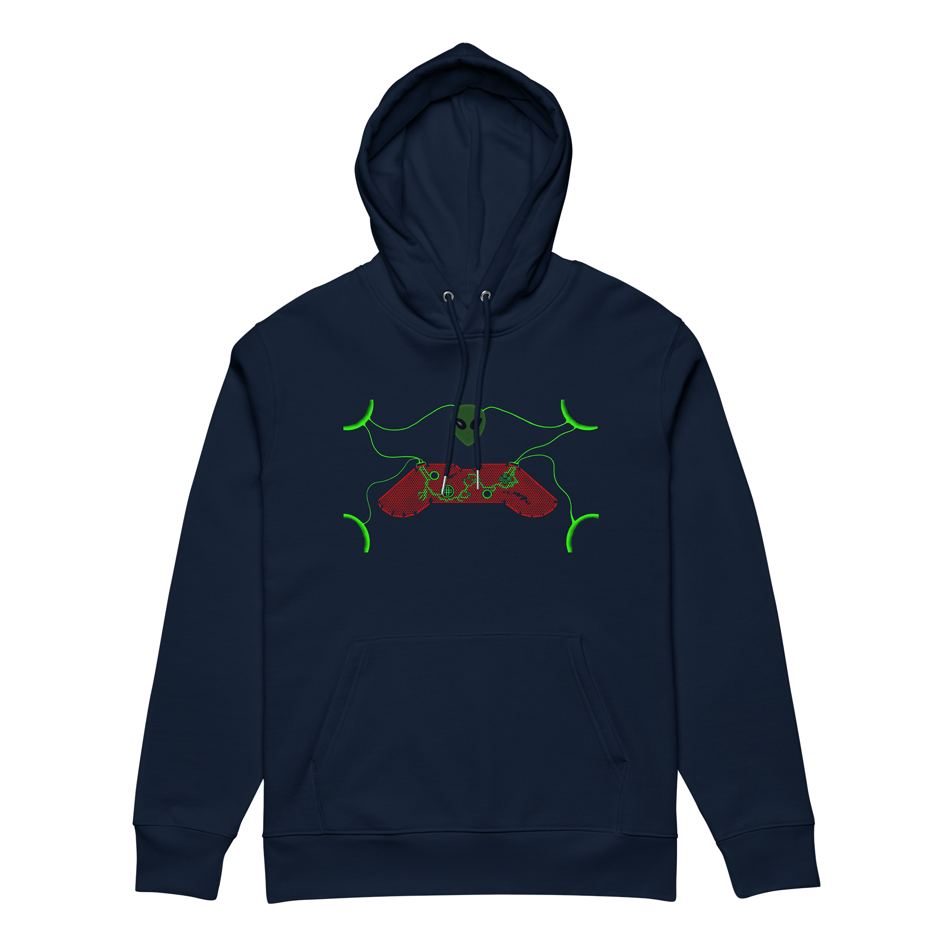 Galactic Gamer Organic Hoodie product image (5)