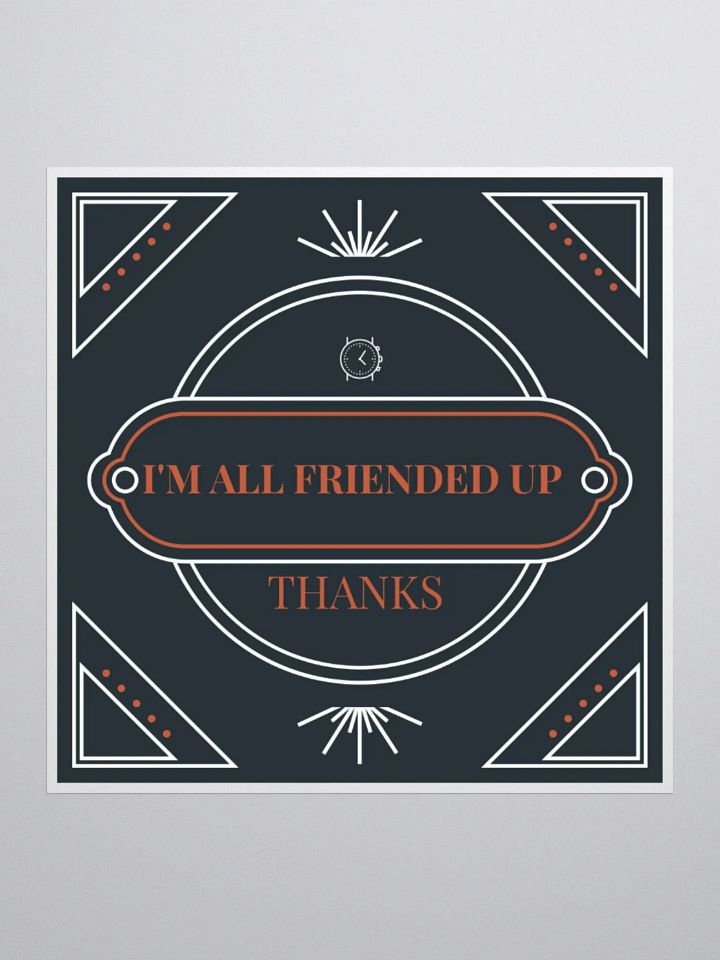 All Friended Up Kiss Cut Stickers product image (3)