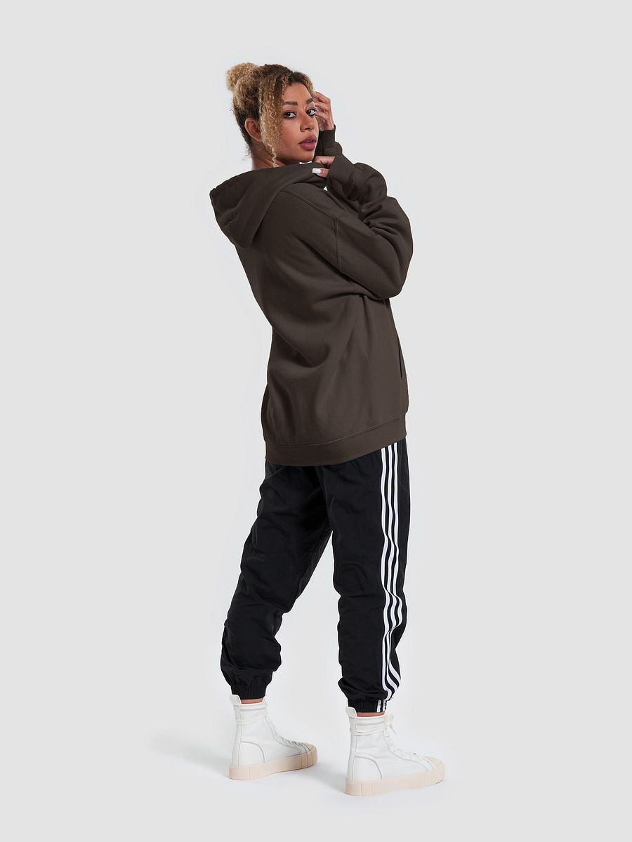 “It’s all a bit!!!” (sm. white design) classic hoodie product image (18)