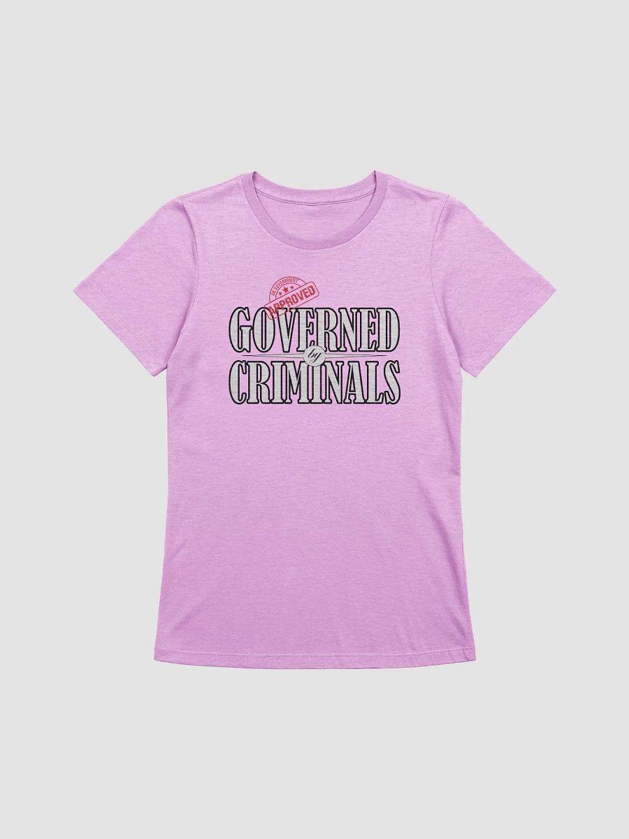 Governed By Criminals - UK Approved - Bella+Canvas Women's Supersoft Relaxed-fit T-Shirt product image (1)