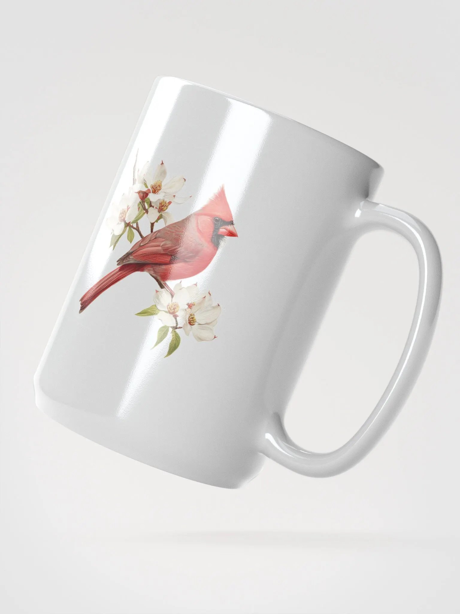 Cardinal Crest White Glossy Mug - 15 oz. product image (2)