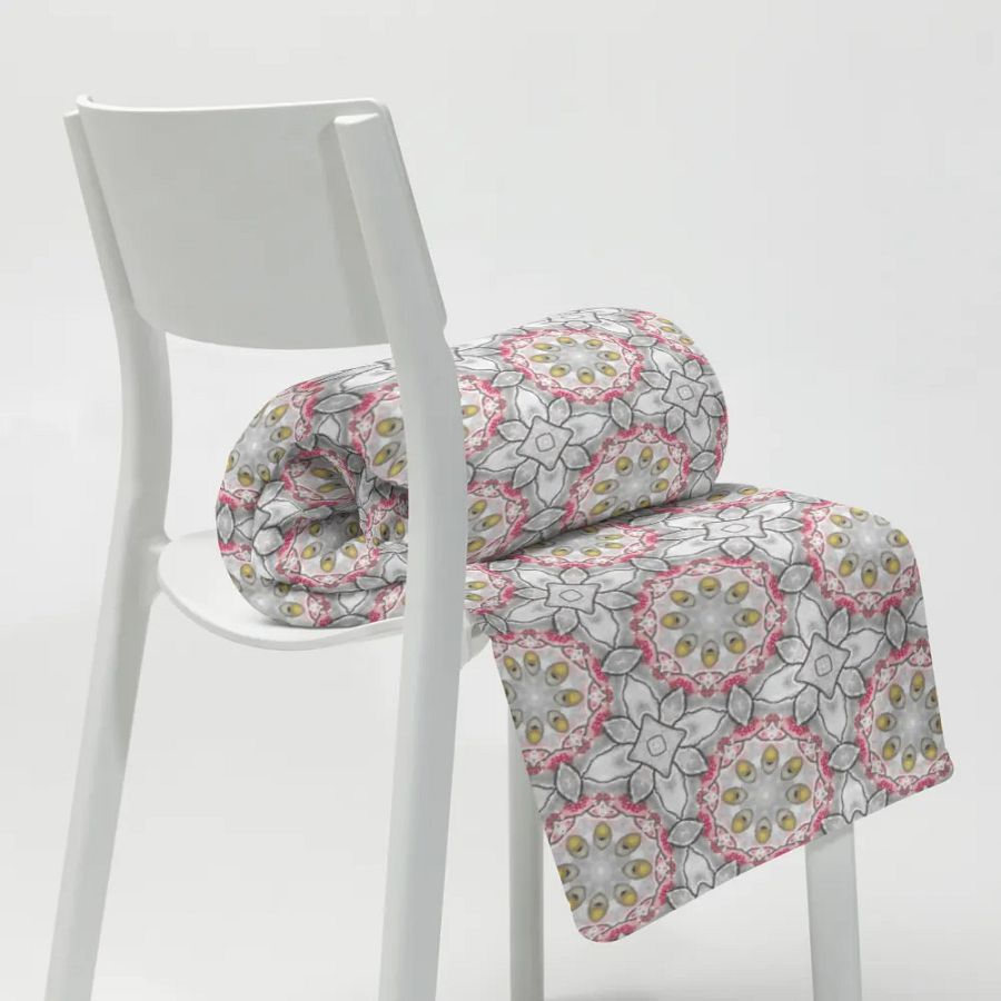 Serene Bird and Blossom Pattern Blanket product image (20)