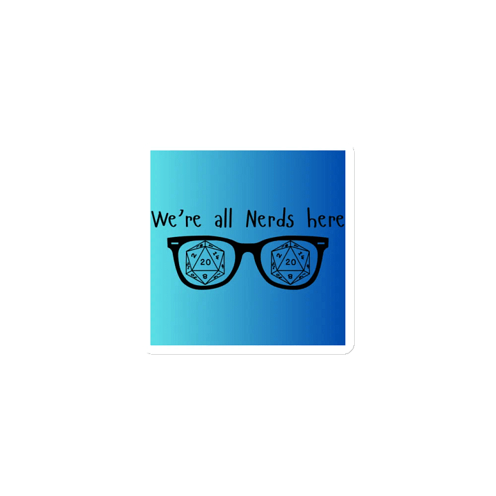 We're all Nerds here magnet product image (1)