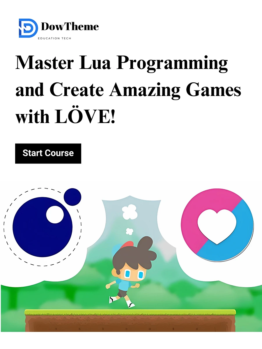 Master Lua Programming and Create Amazing Games with LÖVE! product image (1)