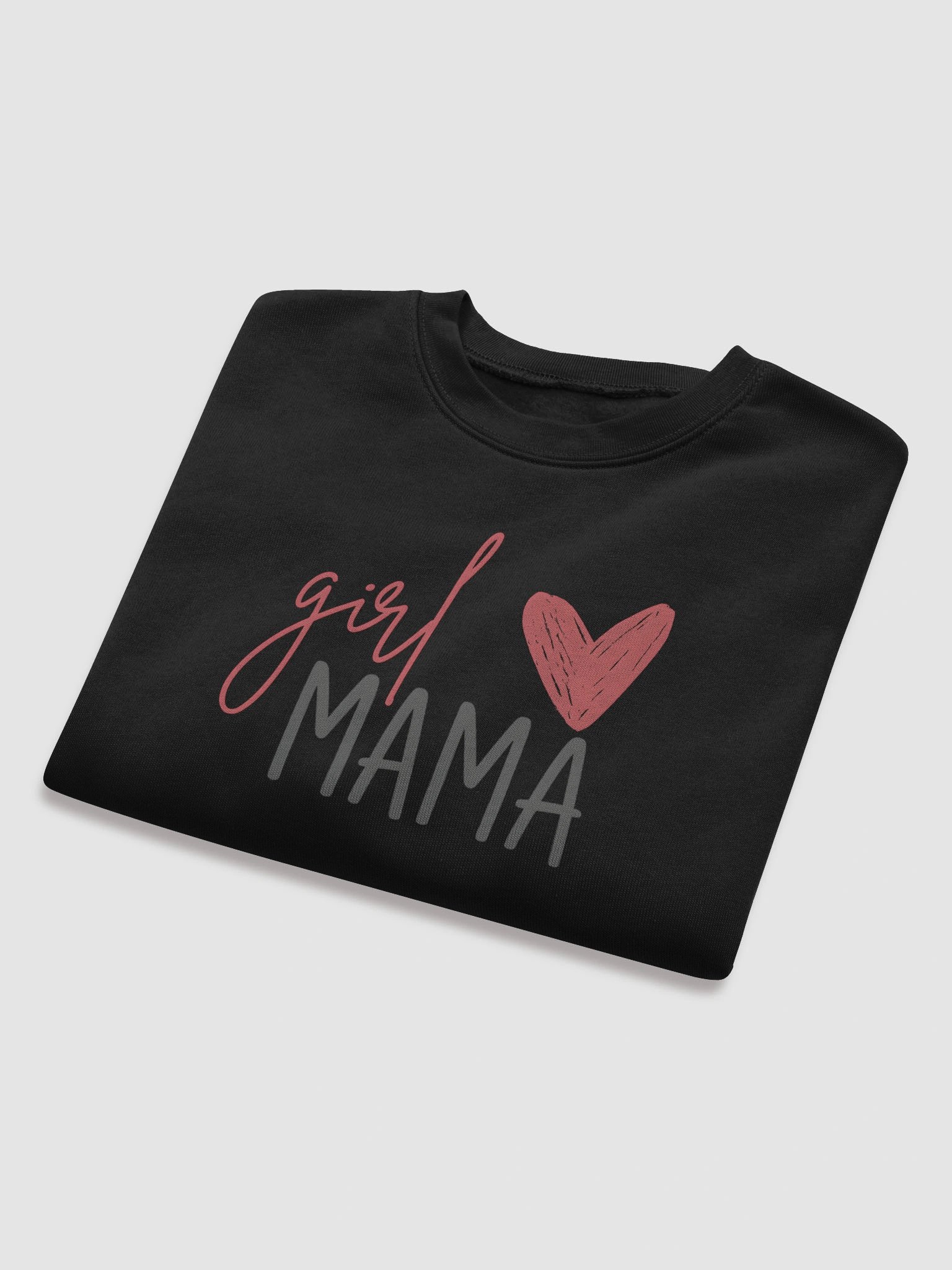 Girl Mama Crop Top | Cute Minimalist Script Design | Trendy Mother Daughter Tee product image (8)