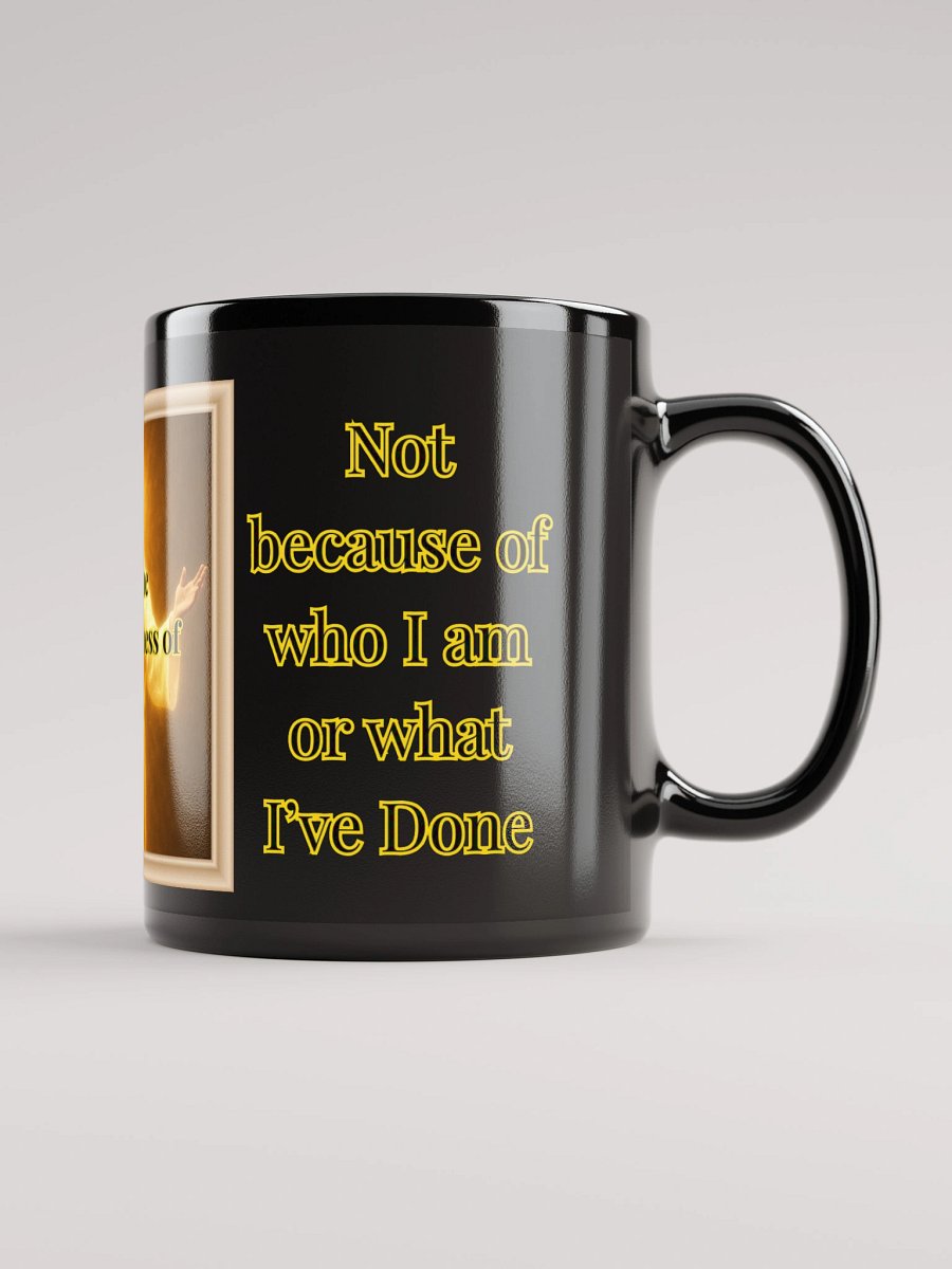 I am the Righteousness of God (Male) Glossy Black Mug product image (1)