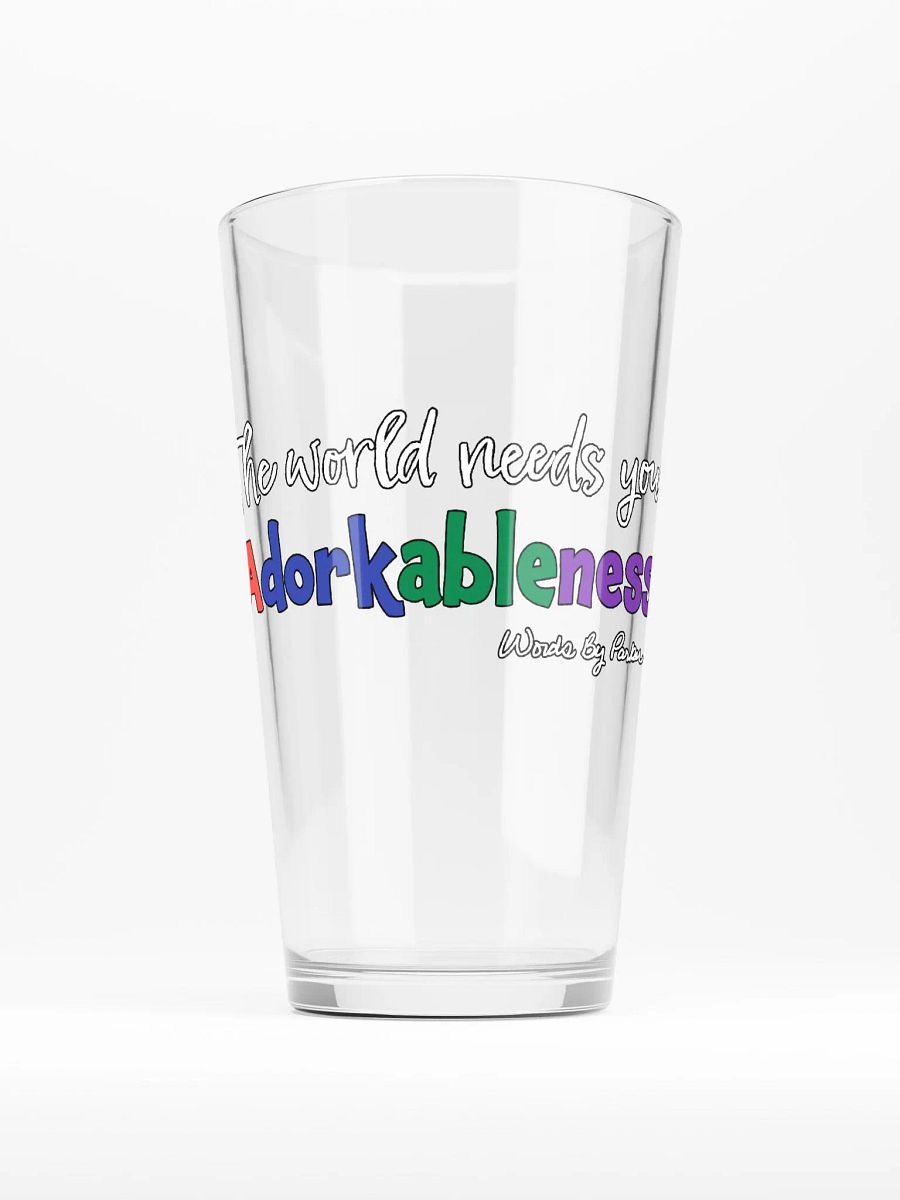 Adorkableness Pint Glass product image (1)