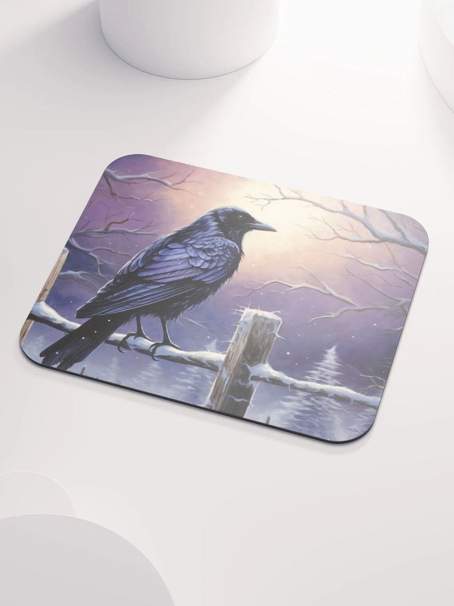 Comfy Desk Mat 🟣 Winter Bird Scene product image (3)