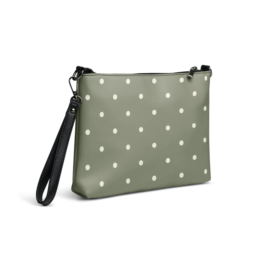 Green with Cream Dots Crossbody Bag product image (5)