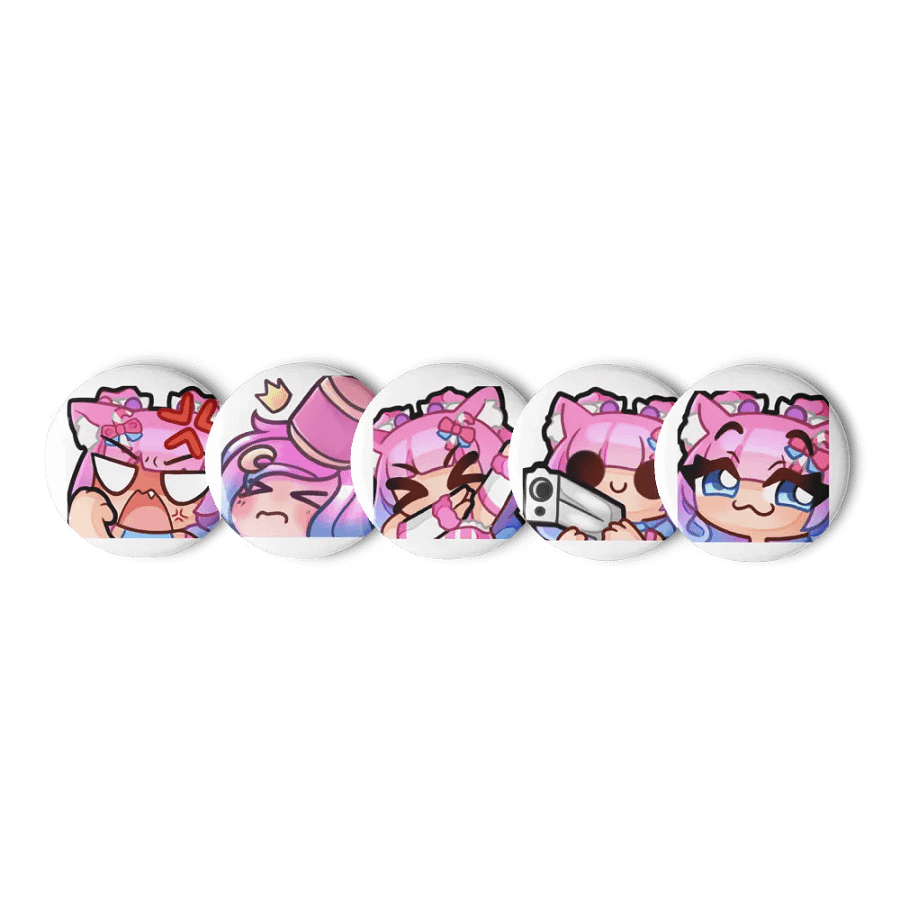 Furious Fox Pin Button Set product image (6)