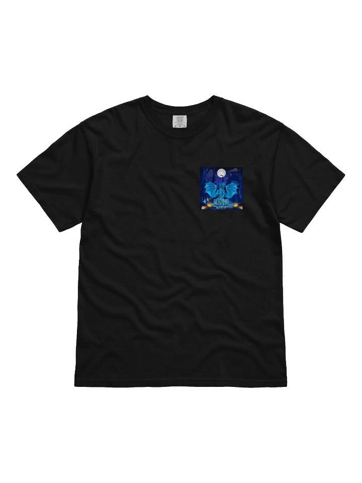nite blue fire dragon shirt product image (2)