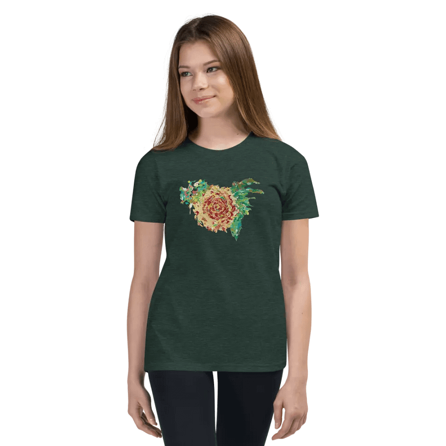 Youth Joyous Peony T-shirt product image (8)