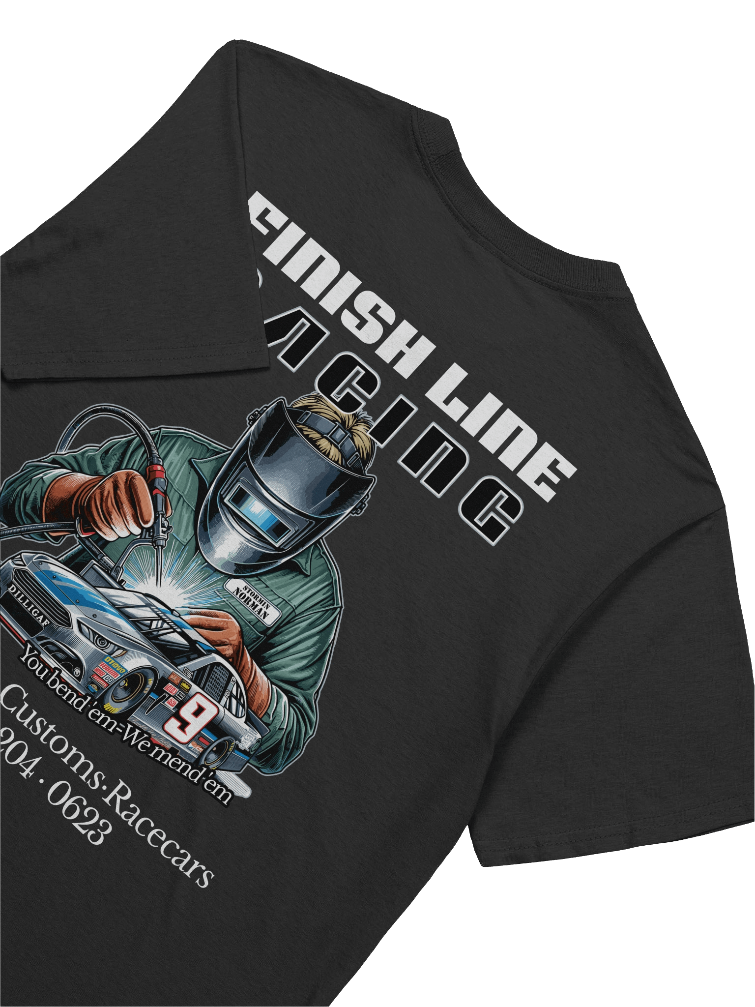 Ron Finish Line Racing front/back print product image (2)