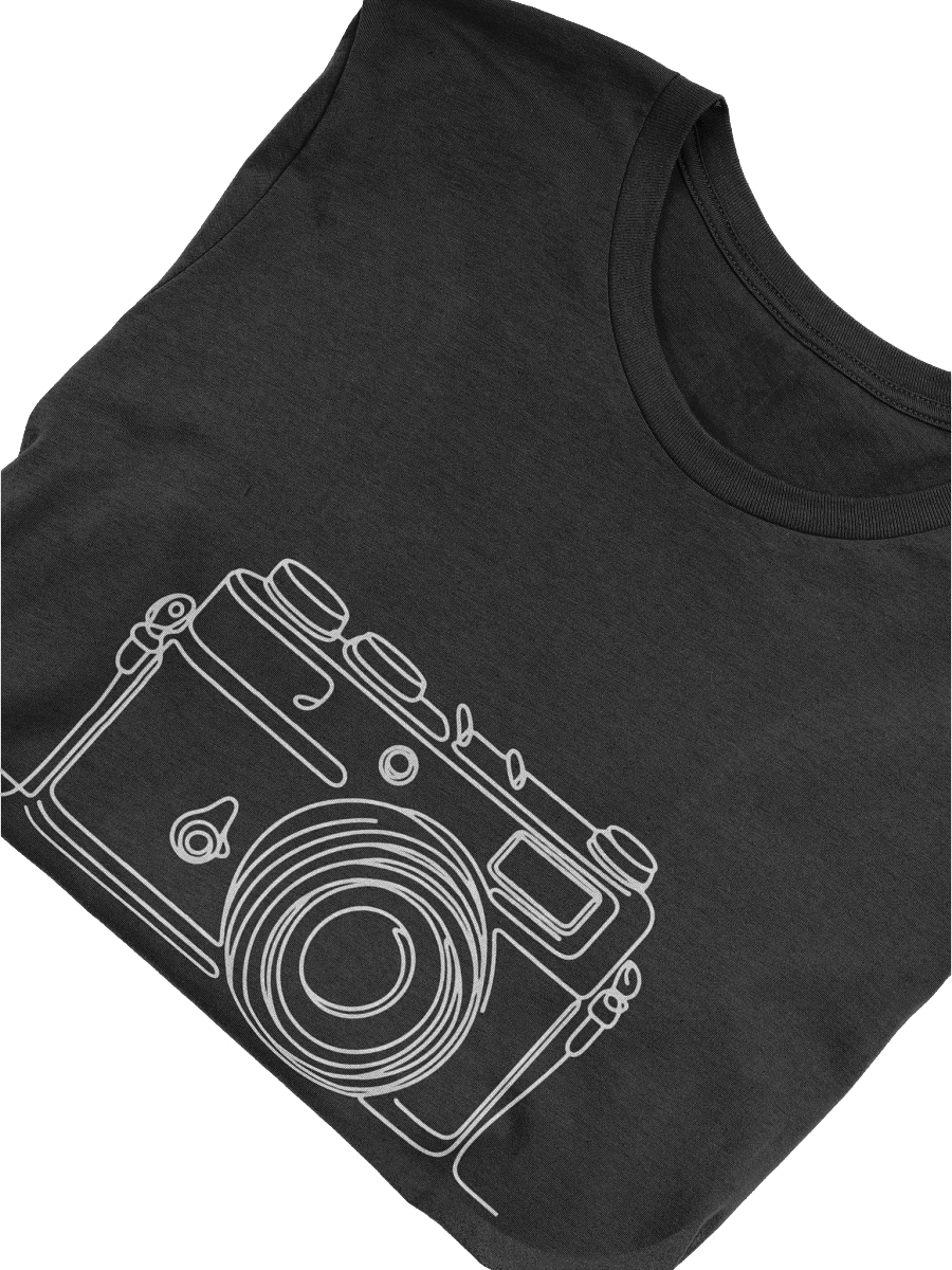 Vintage Camera Line Art Design Outline Tee product image (5)