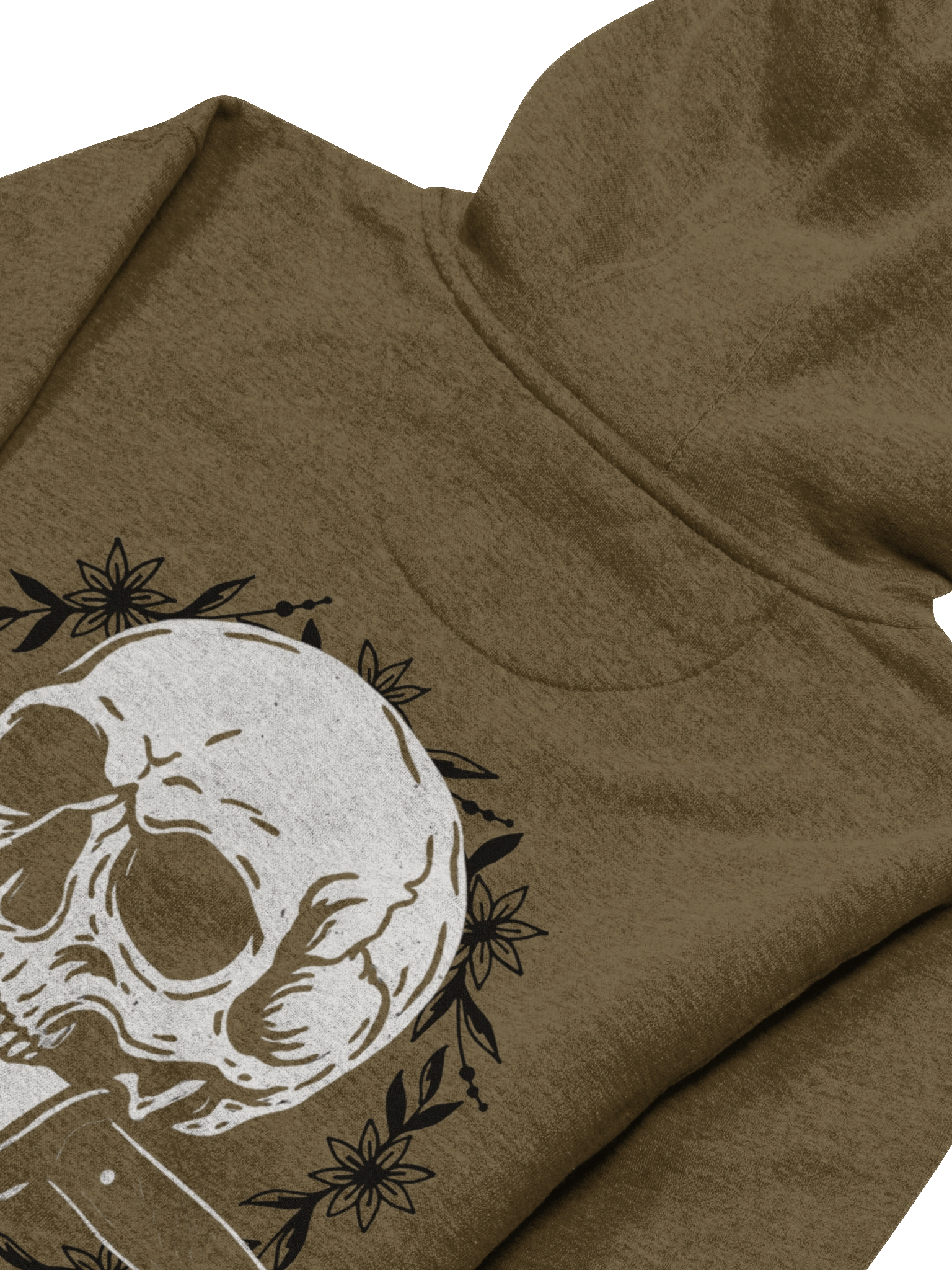 Skull & Knife - Unisex Hoodie (Military Green) product image (4)