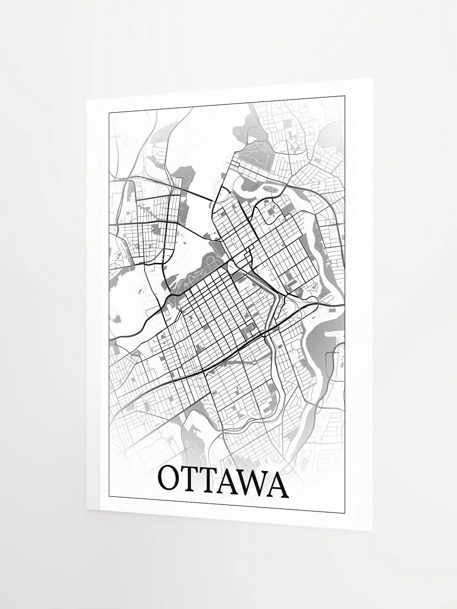 Ottawa, Canada, city map print product image (8)