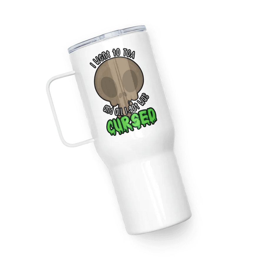 All I Got Was Cursed - Warrior - Travel Mug w/Handle product image (5)
