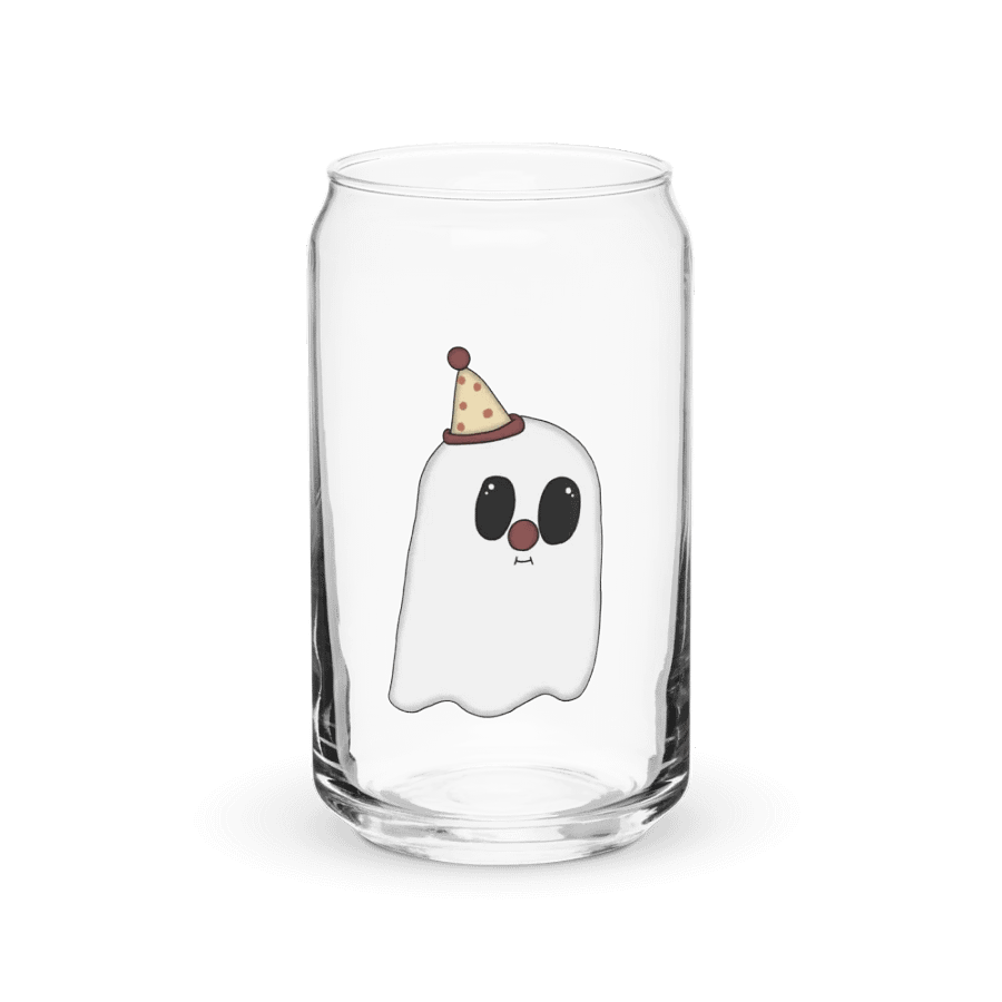 Clown ghost drinking glass product image (1)
