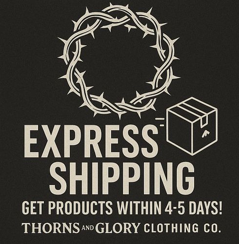Your favorite pieces from Thorns & Glory Clothing Co. are now shipping FASTER! 🚚✨

With Express Shipping, you can get your ge...