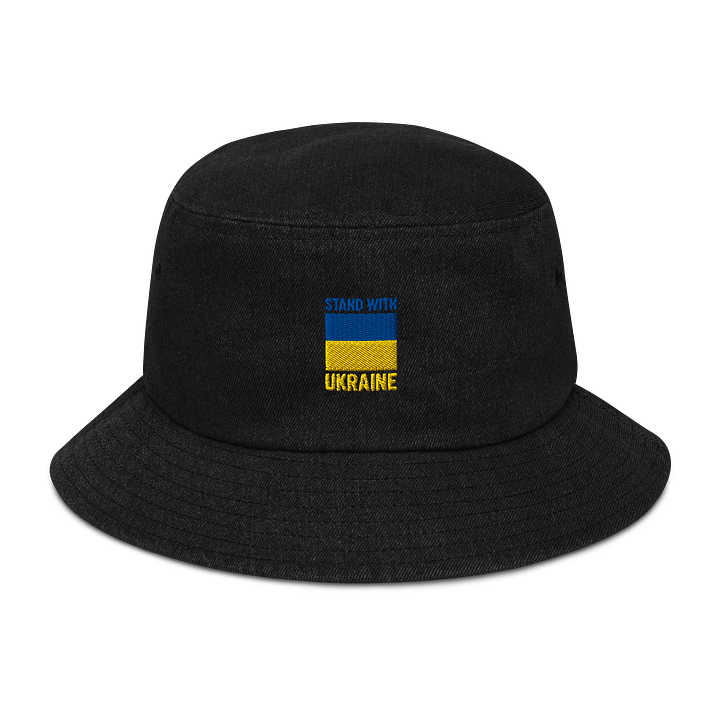 Ukrainian Unity Denim Bucket Hat product image (1)