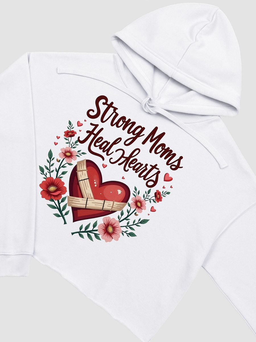 Strong moms, Healing Hearts Crop Hoodie product image (12)