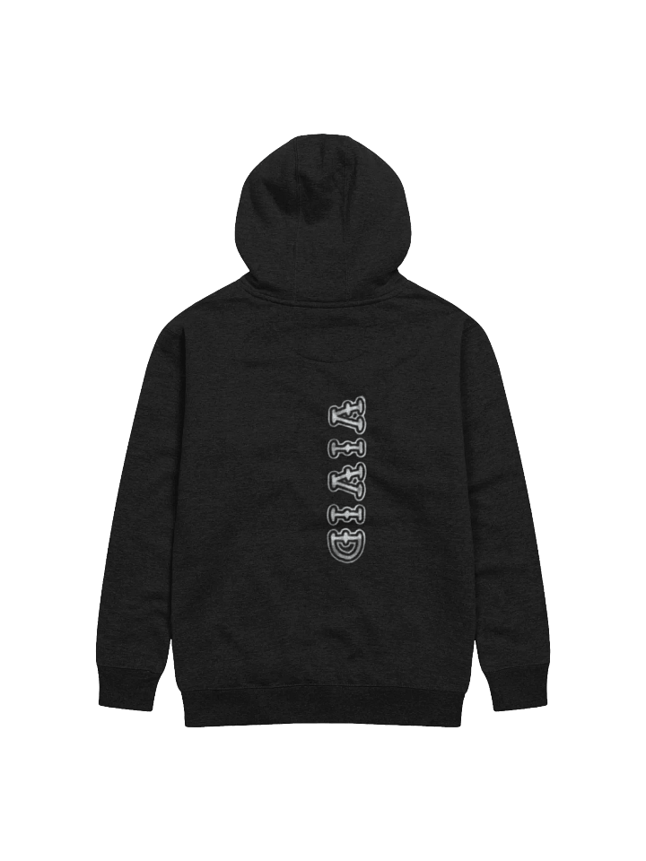 vivid black cotton unisex hoodie product image (2)