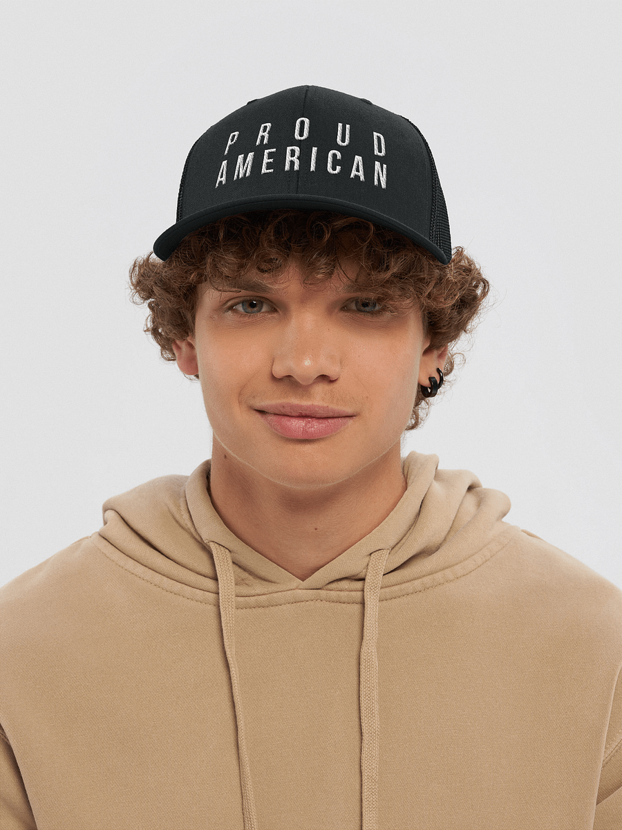 PROUD AMERICAN TRUCKER CAP product image (5)