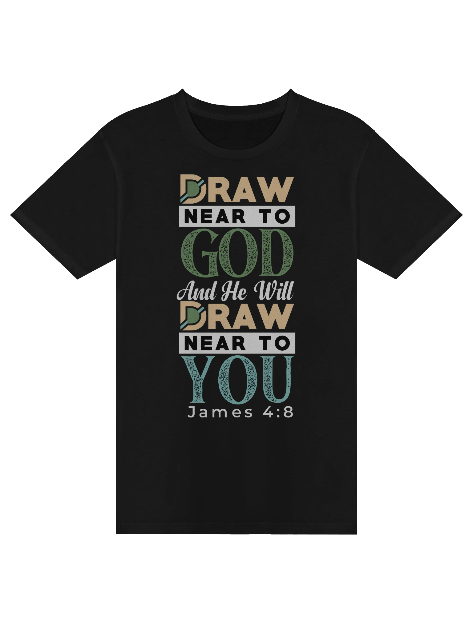 James 4:8 Scripture T-Shirt product image (1)