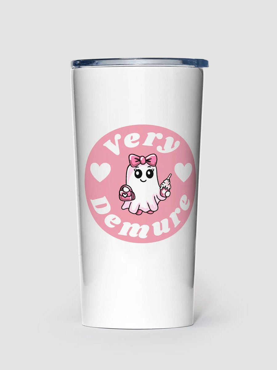 Very Demure Cute Ghost 20oz Stainless Steel Tumbler product image (1)