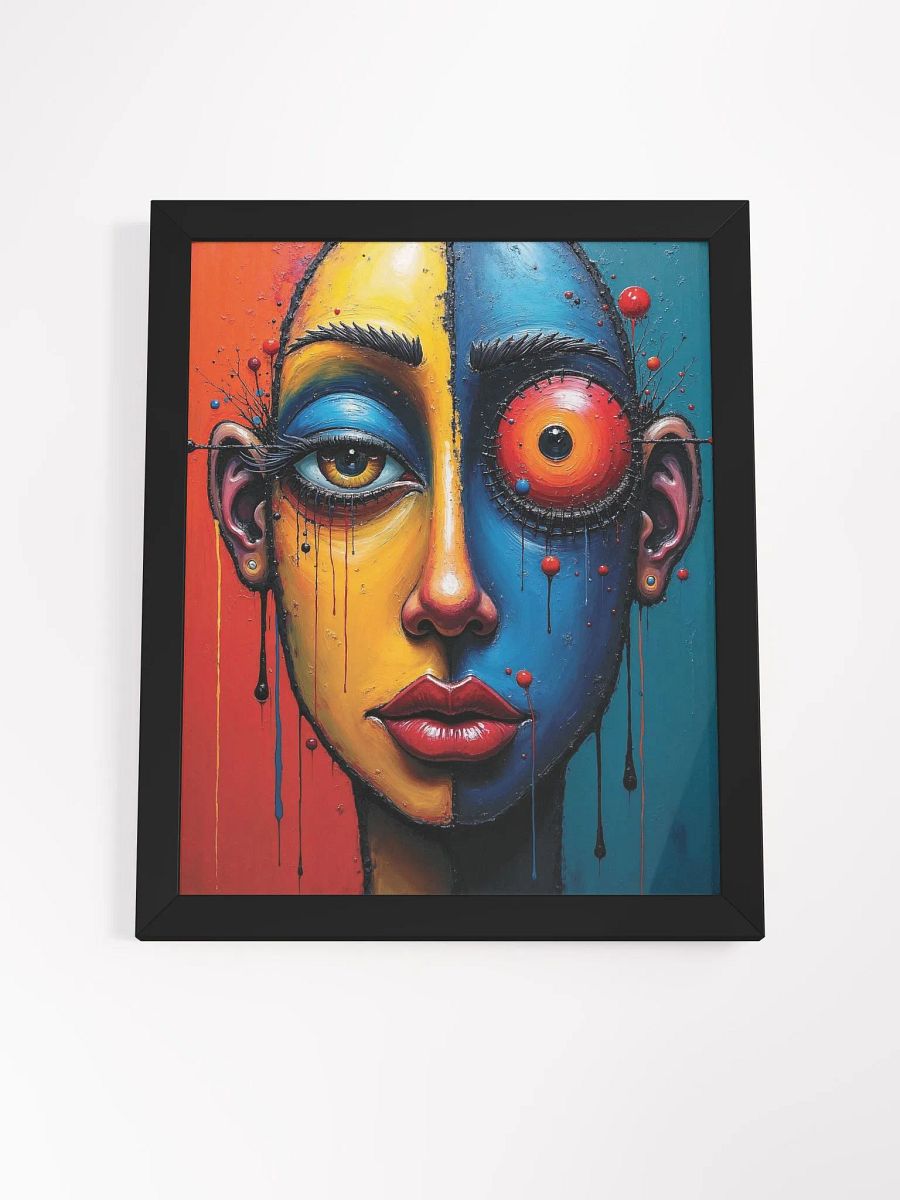 Surreal Split-Face Framed Print product image (18)