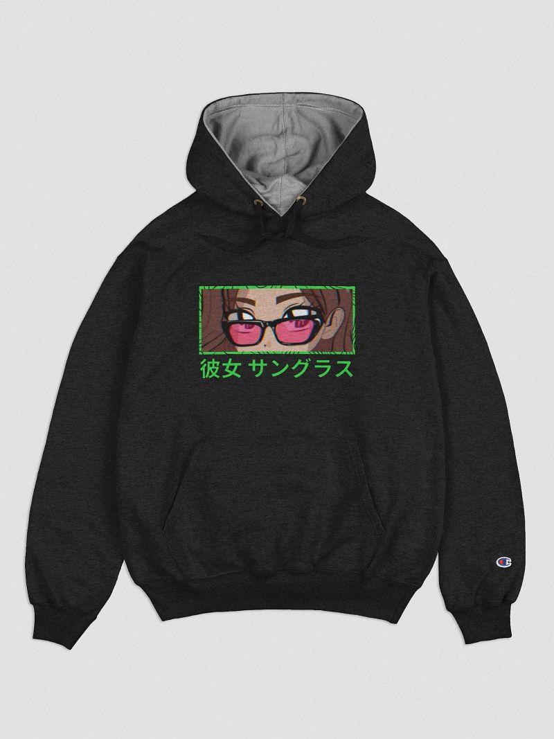 Champion x Anime Shades Hoodie (Lime)