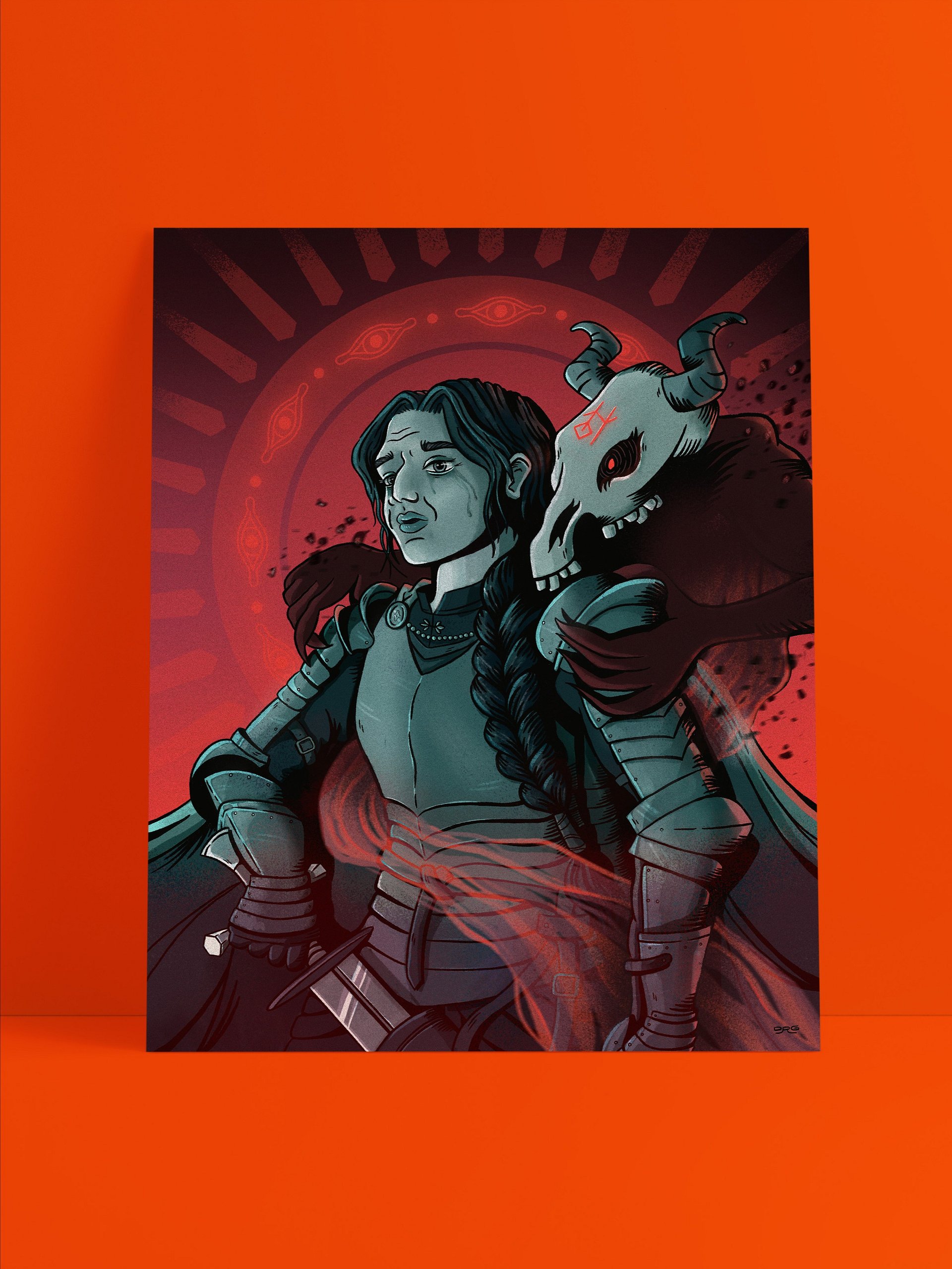 Corrupted Paladin Print product image (1)