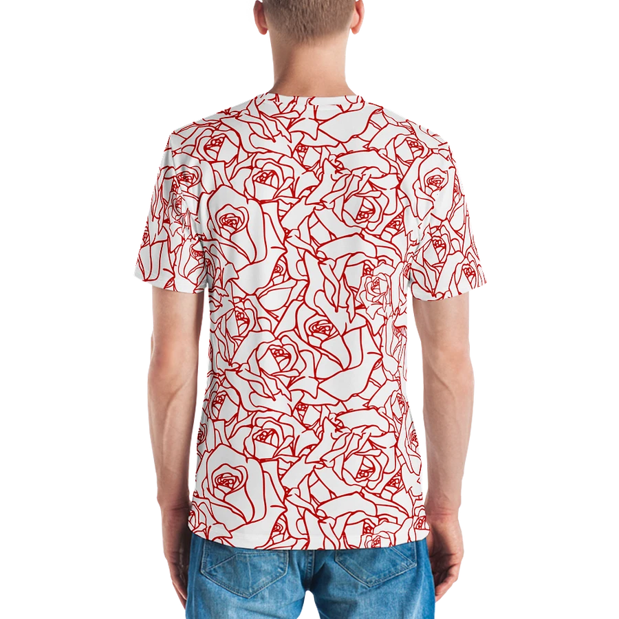 Loads of Roses · white-red crew neck t-shirt product image (16)