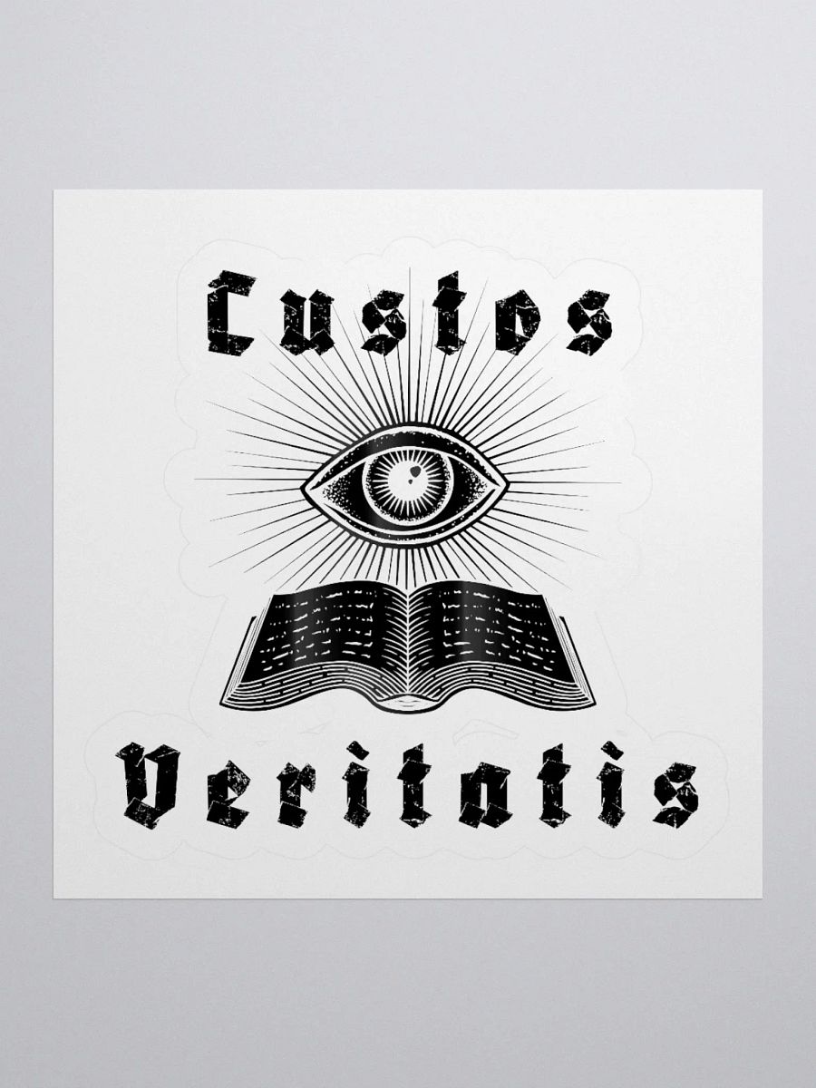 Custos Veritatis Black Eye Sticker product image (2)
