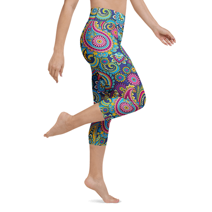 Blue Paisley Leggings product image (1)